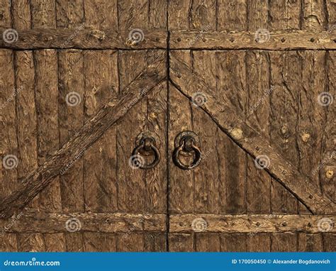 Old Wooden Gates Close Up Stock Photo Image Of Door 170050450
