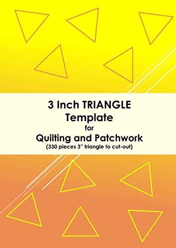 330 Pieces 3 Inch Triangle Template For Quilting And Patchwork 3