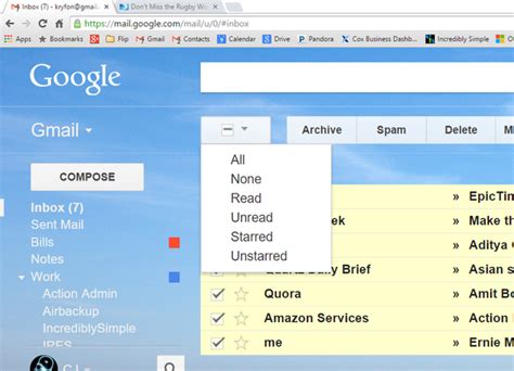 Inbox Email Unread Emails Gmail Foto Kolekcija