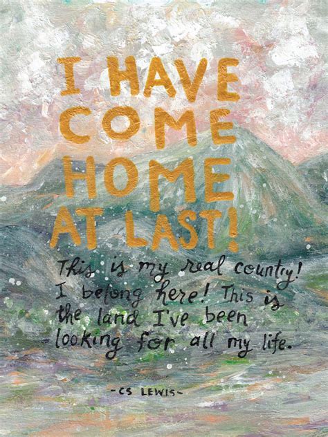 I Have Come Home Art Print • Sweet Sequels