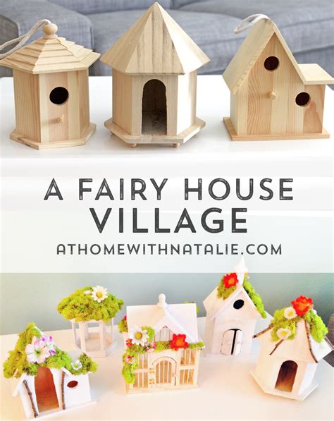 Diy Fairy House Village Tutorial At Home With Natalie