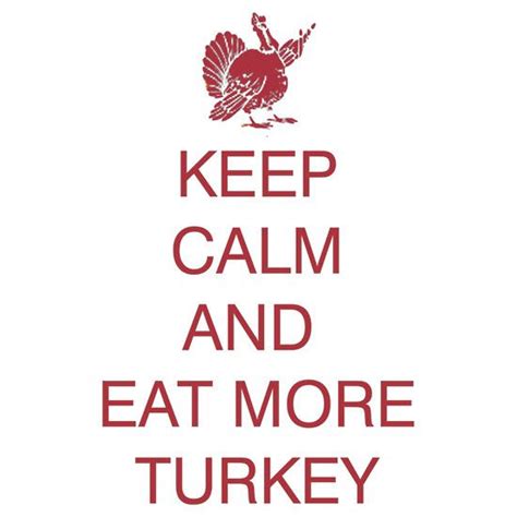 keep calm and eat more turkey by awesomet