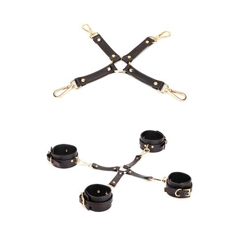 The Roll Up Bdsm Tool Bag Set 12pieces Luxury Bondage Submissive Set Collar Leash Cuffs Ball