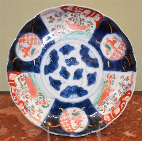 Japanese Imari Scalloped Plate Asian Rarities Enterprises Inc