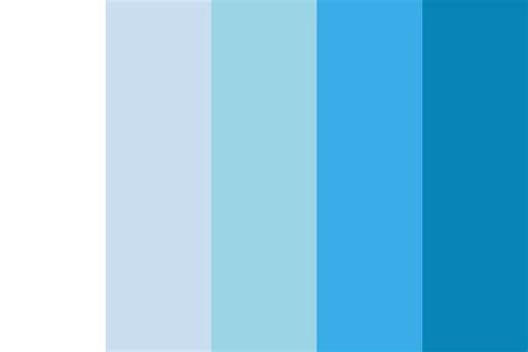 Light Blue Theme Color Palette