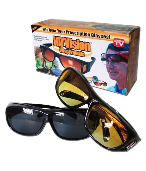 Hd Wrap And Night Vision Goggles Anti Glare Polarized Sunglasses Men