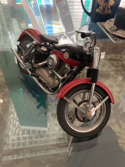 Статистика продаж торги аукцион npa. 1957 Harley Davidson sportster Franklin mint model for ...