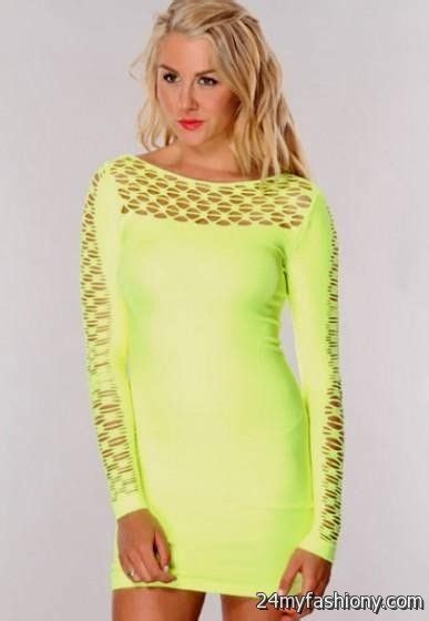 Neon Yellow Dress Looks B2b Fashion