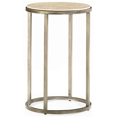 Hammary Modern Basics 190 918 Round End Table With Bronze Finish