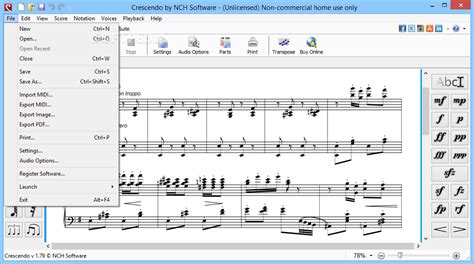 This is the best alternative to physically writing out the music by hand, which can take hours. Download Crescendo Music Notation Editor 4.10 Beta