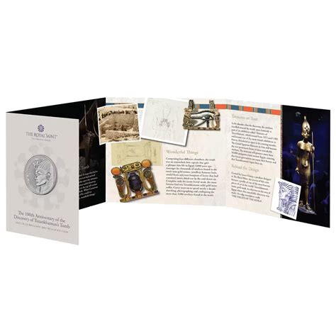 2022 £5 100th anniversary of the discovery tutankhamun s tomb brilliant uncirculated coin