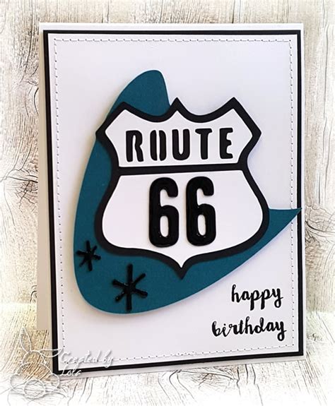 Little Card Maker Route 66 Birthday Wishes