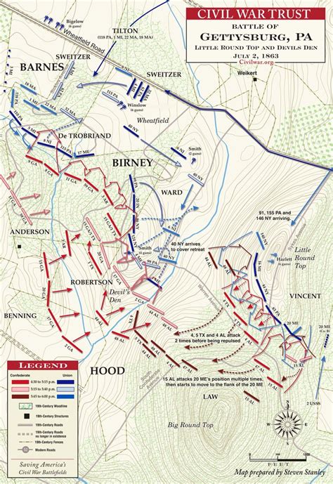 94 Best Gettysburg Battlefield Maps July 1 2 3 1863 Images On
