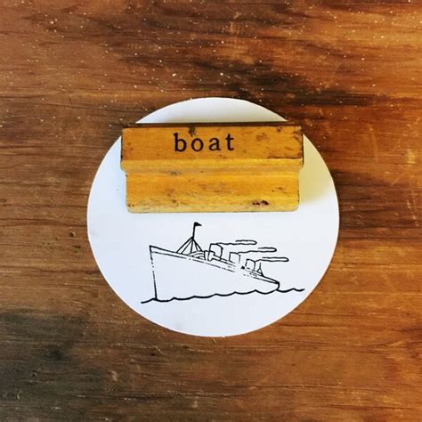 Nautical Rubber Stamp Etsy