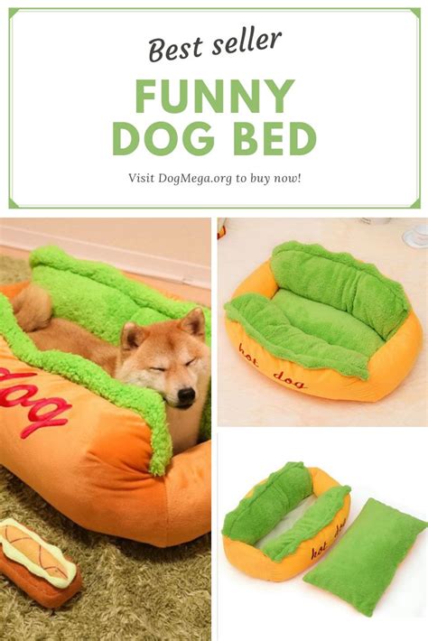 Hot Dog Dog Bed Funny Dog Beds Funny Dog Beds Funny Dogs Unique