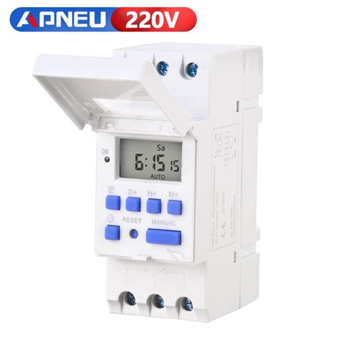 Electronic Weekly 7 Days Programmable Digital Time Switch Relay Timer