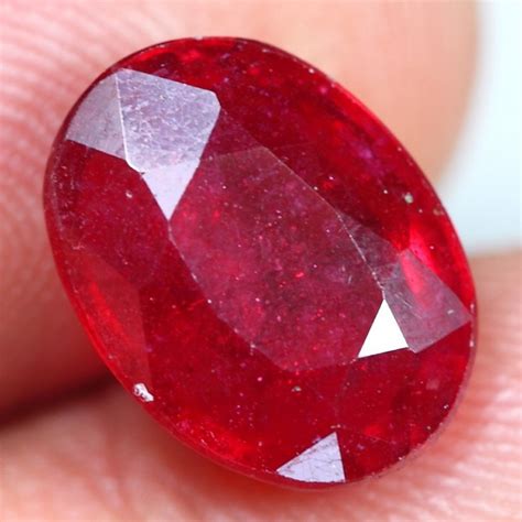 Red Oval Ruby Gemstone Rs 500 Carat Pmkk Gems Id 22189969797