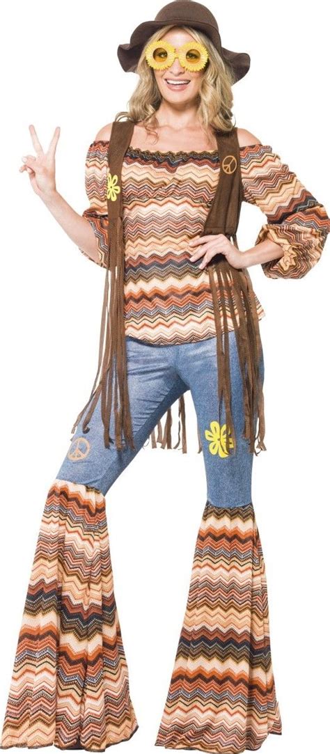 Süsses 60er Hippie Damenkostüm Bunt Günstige Faschings Kostüme Bei