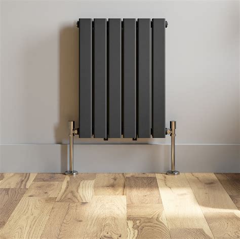 Anthracite Designer Radiator Horizontal Flat Panel Double Panel Rad