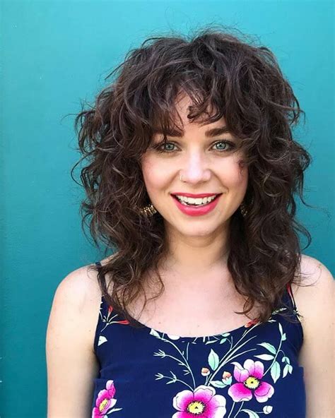 33 Curly Shag Haircuts For Short Medium And Long Curls Page 4 Mrs