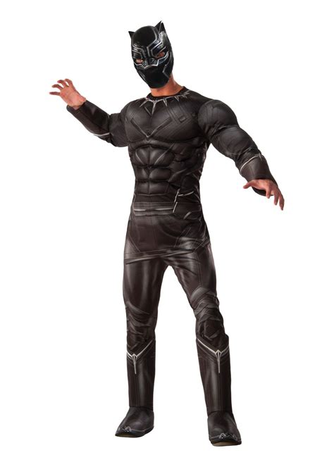 Civil War Black Panther Men Costume Superhero Costumes