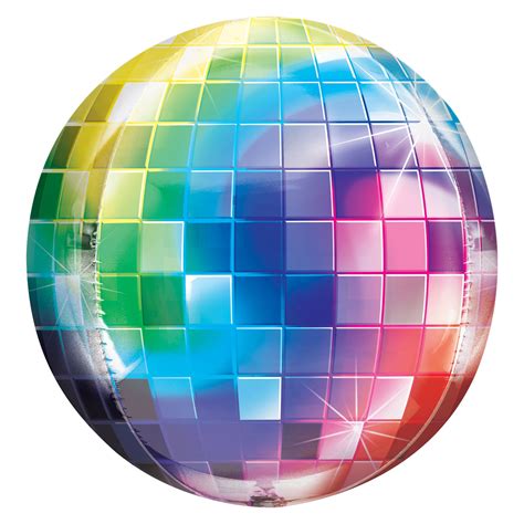 Orbz Foil Disco Ball Spherical Party Balloon