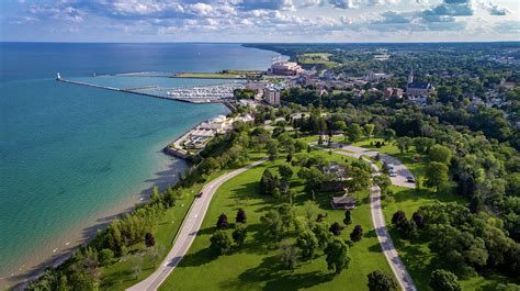 Aerial Of Port Washington Photograph By James Meyer Pixels