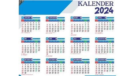RESMI Kalender 2024 Lengkap Tanggal Merah Cek Jadwal Libur Sekolah