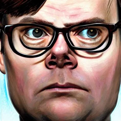 Close Up Of Dwight Schrute In The Office 2005 Stable Diffusion