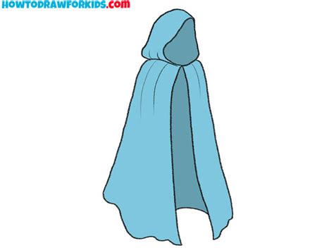 How To Draw A Cloak Easy Drawing Tutorial For Kids