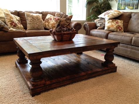 Generally, i think a table like this gets treated to reclaimed wood that is uneven and pitted. Ana White | Balustrade Coffee Table - DIY Projects