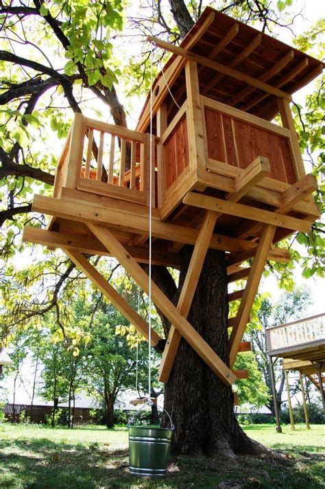 Check spelling or type a new query. Fort Friday | Tree house plans, Tree house swing set ...