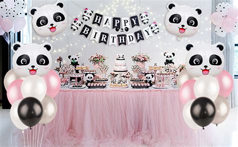 Panda Party Decorations Supplies Birthday Banner Favor Bags For Panda