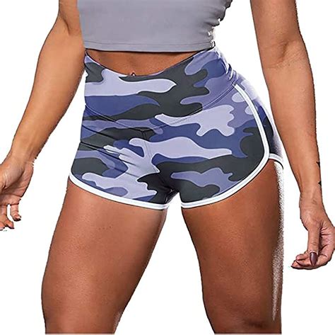 Np Women Camouflage Shorts Summer Shorts Beachwear Casual Fitness