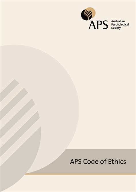 18aps Code Of Ethics Aps Code Of Ethics © The Australian