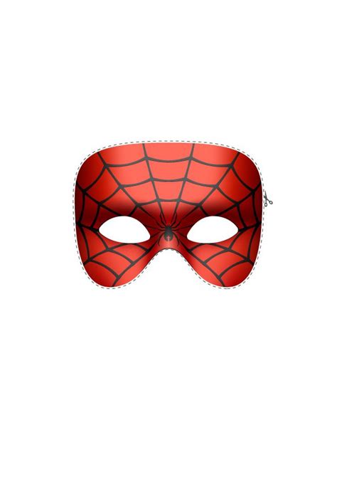 Masque super héros araignée à imprimer et à découper - Magicmaman.com