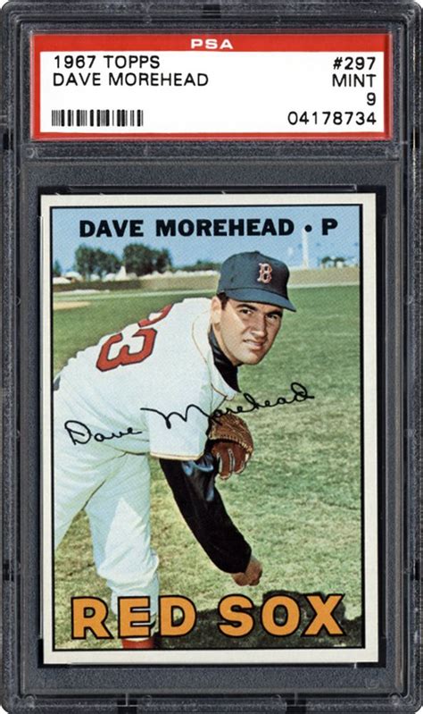 1967 Topps Dave Morehead Psa Cardfacts®