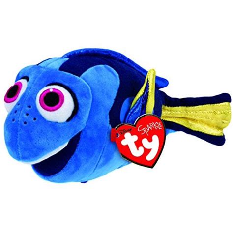 Ty Sparkle Disney Dory Finding Nemo Blue Fish 9 Plush