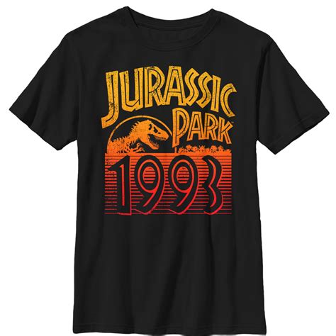 Jurassic Park Boys Jurassic Park Retro 1993 T Shirt