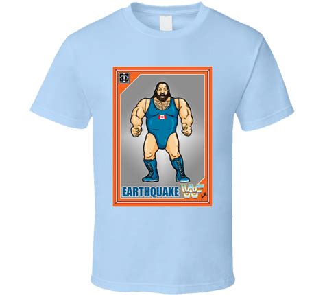 In 1989, the earthquake made his wwf debut. Earthquake Wwe Wwf Card Wrestling Tshirt