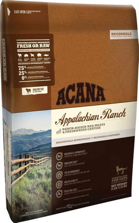 All dog food brands were ultimately graded based on protein/carb ratio, quality of ingredients, and variety. Acana Appalachian Ranch - Feed Bag Pet Supply