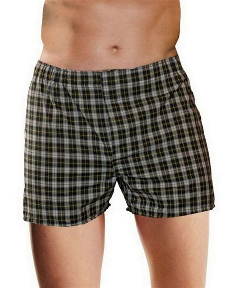 Hanes Hn155w Mens Tagless Woven Boxers 3x 5x Pack Of 3