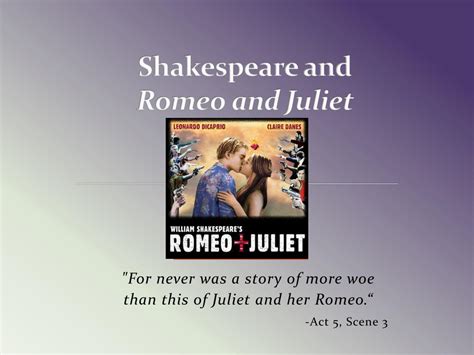 Ppt Shakespeare And Romeo And Juliet Powerpoint Presentation Free