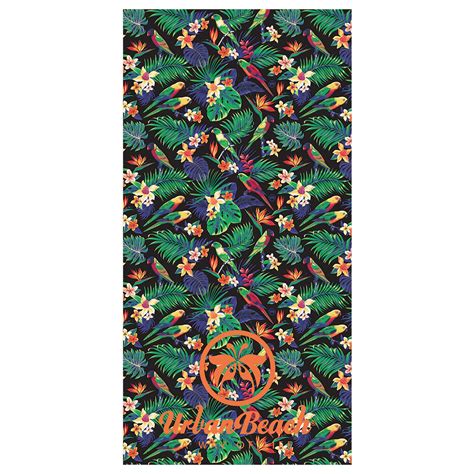 Tropical Beach Towel Jungle Free Delivery Over £20 Urban Beach