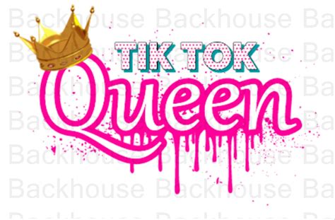 Tiktok Queen Svg Tik Tok Svg Tik Tok Logo Svg Sublimation Etsy My XXX Hot Girl