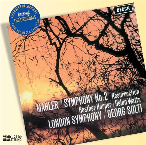 Mahler Symphony No2 Resurrection Decca The Originals