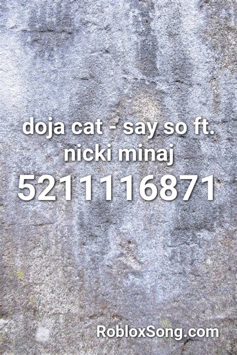 The Words Doja Cat Say So If Nick Minaj