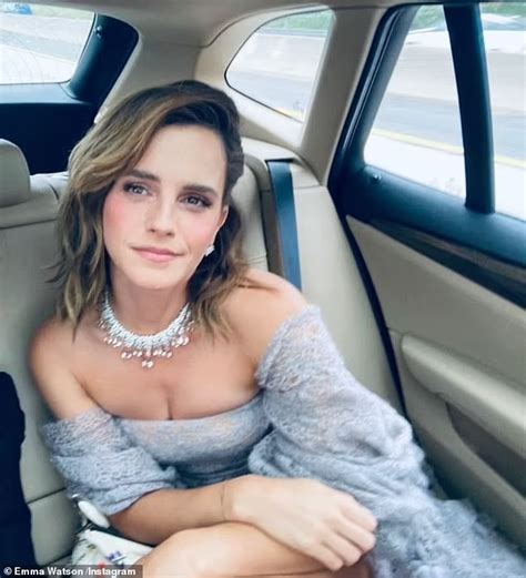 Emma Watson Looks Ethereal In A Sheer Lace Gown Before Changing Into A