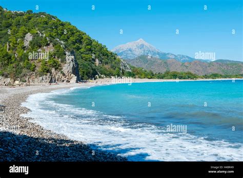 Turkey Antalya Cirali Köyü Beach Of Olympos Cirali In The