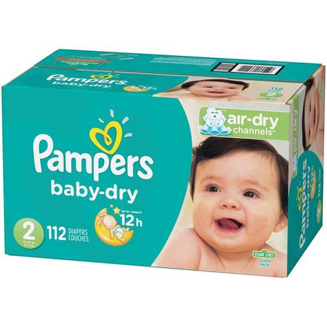 Pampers Baby Dry Diapers Size 2 112 Count 112 Ct Instacart